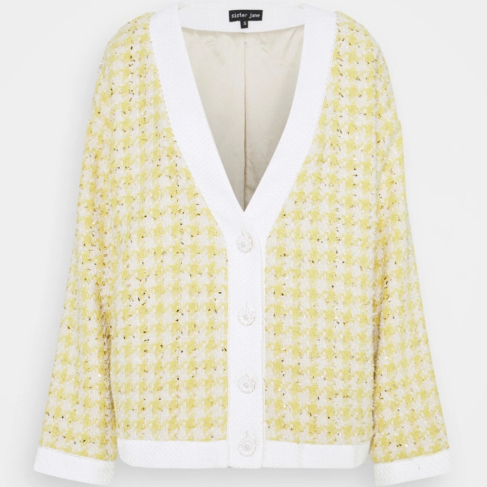 Sister Jane Honey Bee Tweed Cardigan